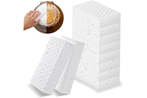 COMNICO Confezione da 10 gomme magiche in spugna di melammina, resistenti spazzole in schiuma di melammina, potenti stracci per la pulizia delle macchie, spugnette abrasive per cucina, piatti, bagno,