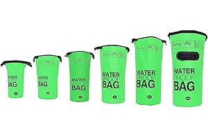 DonDon Dry Bag Borsa Impermeabile da 2l, 5l, 10l, 15l, 20l, 30l con Tracolla