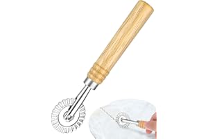 ZAMXHUG Ruota di Taglio Pastry - 1 PCS Ruota di Taglio Pasta Maker,Rullo di Taglio Biscotti in Acciaio Inox Strumenti di Cottura Casa e Cucina,per Pizza Pizzo Fare tagliatelle,in Lega di Zinco