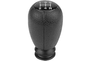 RANKOMU Pommeau de levier de vitesse en cuir, tête de pommeau de levier de vitesse de voiture à 5 vitesses pour 207 Saxo Xsara Xantia C2 C3 C4