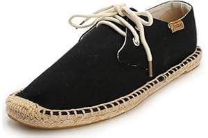Alexis Leroy Lace Up Alpargatas de Lona para Hombre Espadrillas Slip on