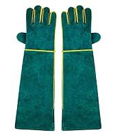 Aolvo Tierhandschuhe, kratz- / bissfeste Handschuhe, extra lang, verdicktes Rindsleder, sichere & langlebige Handschuhe…