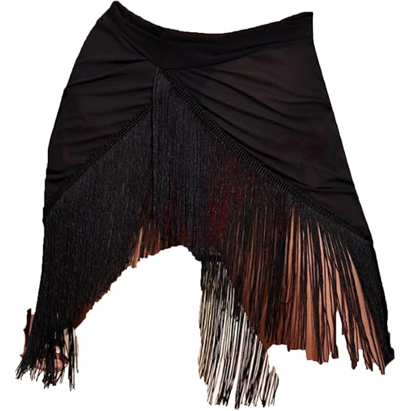 TiaoBug Tanzrock Für Damen - Ballettrock Für Latein & Salsa Mit Hoher Taille