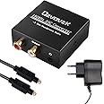 Ozvavzk 192KHz DAC Convertisseur Numérique vers Analogique Audio Adaptateur Digital SPDIF Optique Coaxial vers Analogique Sté