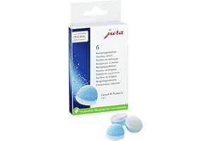 Jura Cleaning tablets - , White/Blue ,6 Count (Pack of 1)