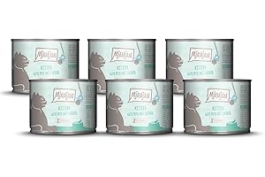 MjAMjAM - Mokra karma premium dla kotów - Kitten good indyk z olejem z łososia, 6 opakowań (6x200g), bez zbóż