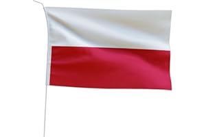 Marineo Guest Country Flag Boat Flag Guest Flag for Boat or Motorcycle – 20 x 30 cm, Poland