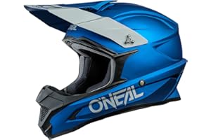 O'NEAL | Casco da motocross | MX Enduro | Calotta in ABS, Standard di sicurezza ECE 22.05, Prese d'aria per una ventilazione e un raffreddamento ottimali | Casco 1SRS solido | Adulti