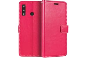SHANTIME PU Leather Phone Wallet Case Compatible with Murena Teracube 2e, Magnetic Flip Cover with Card Slots, Full Protection and Stand Function (Rose Red)