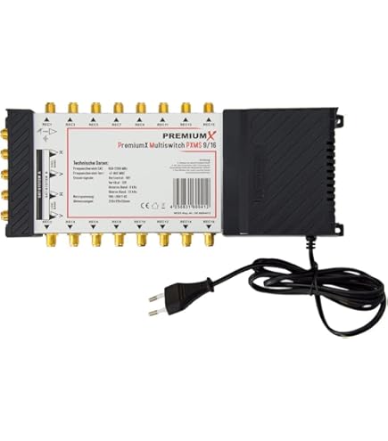 2 X Interruttore DiSEqC 4/1 Switch Switch HB-DIGITAL FULL HD - Foto 13