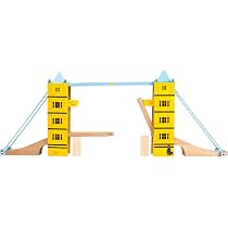 Small Foot Juego De Construcción Tren Paddington – Estación De Madera Con Rieles Y Accesorios De Londres, Compatible Con Otros Rieles