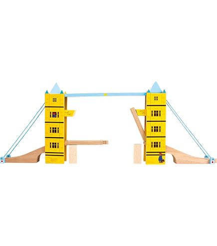 Paddington Circuit De Train Miniature En Bois – Gare De Londres Avec Big Ben Et Bus Rouge – Jouet 3 Ans