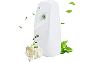 Dechoga Air Freshener Automatic Spray Machine, Electric Air Freshener Dispenser for Home, Wall Mount Air Fresheners Spray Dispenser for Bathroom, Bedroom, Hotel, Office, Commercial (White)