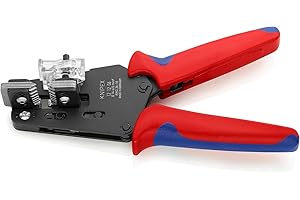 Knipex Spelacavi di precisione con lame sagomate brunita, rivestiti in materiale bicomponente 195 mm 12 12 06