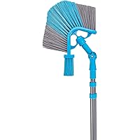 Praktischer Teleskop-Fassadenbesen - Verlängerbar Von 180 Auf 480 Cm Mit Dachrinnenbürste & Laubschieber