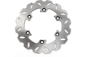 Arashi Disques de frein arrière pour Yamaha 125 TDR 1989-2001/DT125R 1988-2003/WR125 89-97 YZ125 88-97 125 TDR Accessoires Disques Frein DT 125 Argent 1990 1991 1993 1994 1995 1996 1998