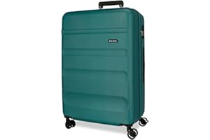 ROLL ROAD Flex Maleta Rígida Fabricada en ABS, un Material, Cierre de combinación Lateral 4 Ruedas Dobles Equipaje Mano, Práctico Interior con un Compartimento