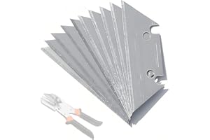 ExcInter 45-135° Degree Hand Tools Shear Multifunctional PVC Plastic Edge Adjustable Angle Trim for Cutting Wire, Blade 10 pcs for T2