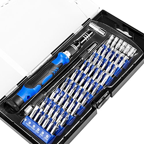 78 PCS Schraubendreher Set, Profi Werkzeug-Set, Reparatur Werkzeug Kit,Magnetverschluss reparatur-tools, Magnetic Austauschbar für Handy, Tablet, PC, Macbook, Uhr etc - 2