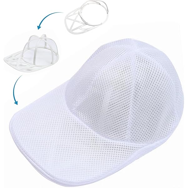Iyes.top Cage De Lavage Pliable Pour Casquette De Baseball, Pour Machine à Laver Et Lave-vaisselle – Support De Protection Pour Casquette De Baseball Avec Cadre De Support Pour Le Linge
