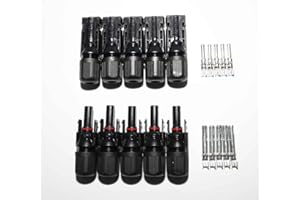 LOWENERGIE Solar Connector plugs 1000V DC Male & Female Set TUV waterproof (5 Pairs)