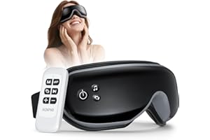 RENPHO Eyeris 1 - Eye Massager with Heat, Remote, Compression, Bluetooth, Christmas Gifts for Women Men, Heated Eye Mask, Eye Care Device for Relaxation