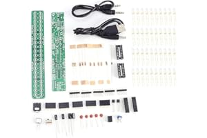 MEROURII Indicatore Dello Spettro Audio Kit Fai Da Te, DC 3V-12V 5mm LED Rosso/Verde/Blu LM3914 Kit Indicatore di Livello Saldatura Elettorale