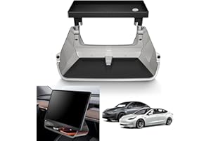 QKIIP Model Y Under Screen Storage, Centre Console Tray,Magnetic Acrylic Tray for Tesla Model 3/Y - Easy Installation(Not fit 2024 Model 3)