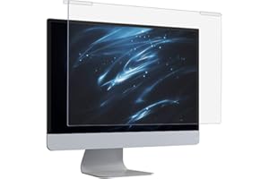 WLWLEO Pellicola salvaschermo per Computer Desktop da 22 "a 28" Pellicola Anti-Luce Blu, Allevia l'affaticamento degli Occhi, Filtro di Protezione sospeso per Lo Schermo dei Monitor,24" 540 * 331