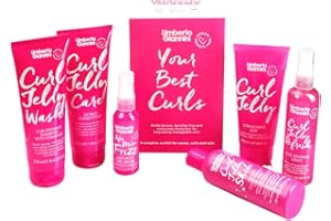 Umberto Giannini Your Best Curls Wash and Styling Curl Jelly Coffret cadeau végétalien et sans cruauté envers les animaux (coffret cadeau, lot de 6 produits)
