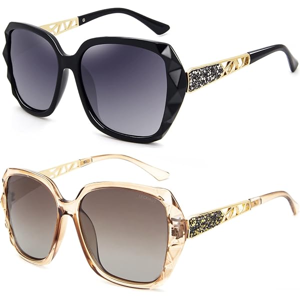 Black and Gold Cross-Bridge Oversized Butterfly Sunglasses Black/Gold Retro-Vintage Metal Bridge Butterfly Gradient  main image 3