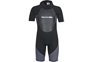Trespass Scuba Combinaison Courte en néoprène avec Fermeture éclair Garçon
