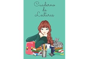 Cuaderno de lecturas: Diario Para Los Amantes de La Lectura que te permite llevar un seguimiento de tus libros leídos con sus 100 fichas para completar, Formato A5.