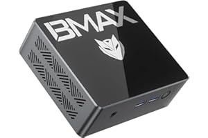 BMAX Mini PC Intel N97 (bis zu 3.6Ghz) 16GB DDR4 RAM 512GB M.2 SSD Win 11 Pro Mini Ordenador B4Pro Mini PC Sobremesa 4K UHD Dual Display HDMI/WiFi 5/BT4.2/USB3.2 Micro PC para Casa/Negociom