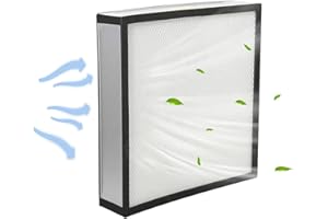 JJFFTAO FFU, HEPA H14 Laminar Flow Hood Filter Ersatz-Set, 1 Stück, aktualisierte Lüfterfiltereinheit, kompatibel mit Laminar Flow Hood FFU 57,4 x 57,4 cm, 100/ISO Level 5 Sauberkeit, Pilz mit