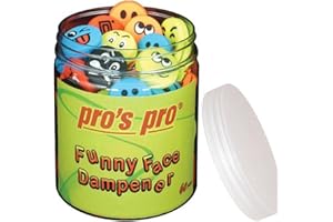 Anti-vibration pour raquettes Pro's Pro Funny Face Lot de 60