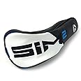 TaylorMade New 2021 Golf Sim2 Rescue Hybrid Headcover Black/White/Blue/Lime Neon
