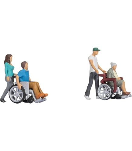 Ensemble de 6 figurines de personnes en deuil H0 1/87 - BOIS MODÉLISME