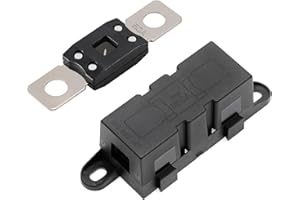 VEXUNGA MEGA Fusibles Coche y Mega Portafusibles 50A Fusible Atornillable ANM Porta Fusibles para Automóviles Vehiculos Autobuses