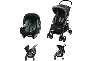 NANIA Passeggino per bambini dai 6 ai 36 mesi con seggiolino da auto BEONE 0+ (0-13 Kg)