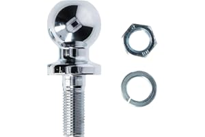 HUAMIRRA Rotule de Barre d'Attelage 50mm 3.5T pour Tracteur - Boule Vis Ø22mm, Charge Jusqu'à 3,5 Tonnes