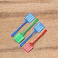 Turtulsgroup Plastic Fly swatter for Cockroach and All incent Killer's (Multicolor) Pack of-4