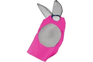 LQIOACU 1Pcs Masque Anti Mouche Cheval Masque Cheval Masque Cheval Anti Mouche Masque Anti-Mouches Extensible Super Confortable