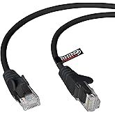 rhinocables CAT5e High-Speed Ethernet Patch Network Cable for LAN — Snagless Cable with RJ45 Connector Lead — Ideal for Inter