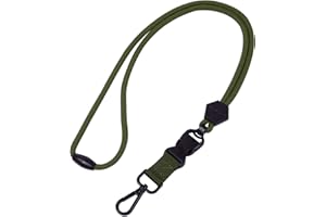 Wisdompro 58,4 cm robustes, rundes Umhängeband mit Sicherheitsverschluss für Ausweishalter und Schlüssel