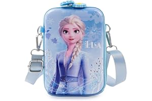MGKEOUF Girls Shouldbag Handbag Crossbody Bag, Elsa Shoulder Bag Girls, Cute Girls Shoulder Bag, Cute Girls Bag, Elsa Shoulder Bag, for Girls for Going Out or Travel, Blue