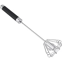 Nnicorns Schneebesen Set 3-teilig - Halbautomatische Edelstahl Mixer