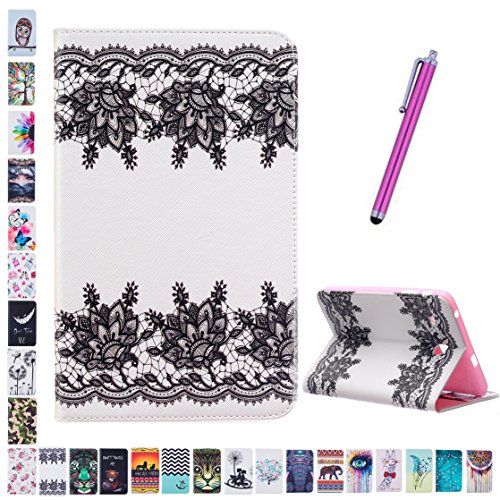 Romtronic Samsung Galaxy Tab A6 7.0 Zoll Hülle, Cute Colorful Design Flip Tasche PU Leder Abdeckung Stand Schutzhülle für Samsung Galaxy Tab A 7.0 Zoll T280 T285 + 1 x Schwarz Stylus (Design 05)