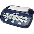 LEAP Chess Clock Upgraded Digital Clock Timer with Bonus & Delay Countdown Function for Chess and 2-Player Board Games Blue 2023