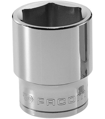 FACOM Steckschlüsseleinsatz 3/8 Zoll – 6-kant, SW 20 Mm, Glanzverchromt, Artikel J.20H